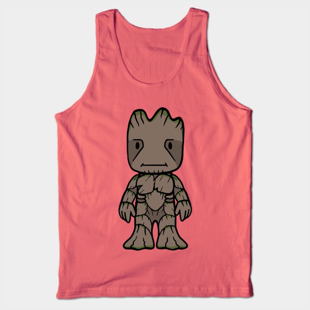 Friendly Tree Tank Top by Andriu